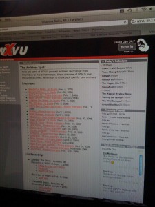 WXVU 89.1 FM Website