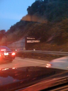 "Welcome to Hollywood" (and traffic!).