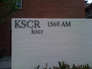 The KSCR headquarters on the USC campus.