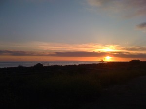 An amazing, peaceful sunset over the Pacific en route to San Diego, CA.