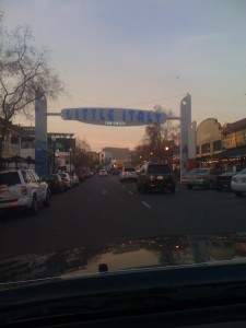 Little Italy in downtown San Diego, CA. Not Little Italy from New York, NY, but pretty nice!