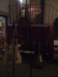 A nice little Neumann with my B&J Serenade in the background at OTR Studios. This was my view for about 8 or so hours!