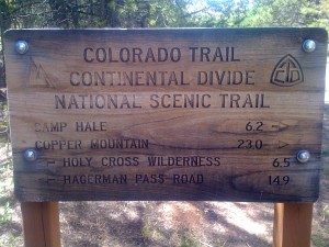 The Colorado Trail.