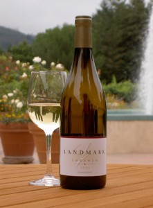 Delicious wine, a great outdoor garden patio, warm weather, and acoustic music on Saturday, 9/17/2011 at Landmark Vineyards.