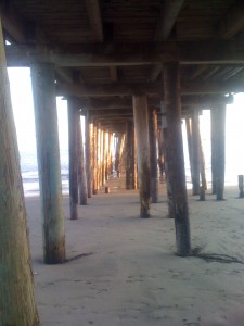 The Capitola, CA pier at sunset. Cool.