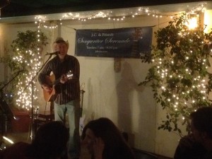 Host, J.C. Hyke, kicking things off for the evening with his down-home, country style.