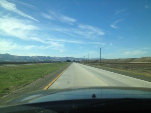 Somewhere on Route 101 North high-tailing it to Half Moon Bay, CA from Santa Barbara, CA.