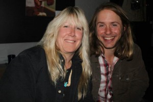 Hanging with photographer, Nancy Smith-Blackwell, after the show.