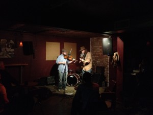 West Nile Ramblers shredding the stage after my set.