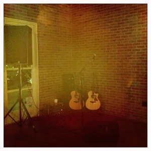 A quick snapshot before starting the show last night at Ground Control in Buckeye, AZ.