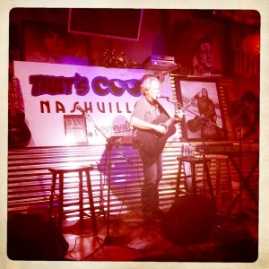 Friend, songwriter, and host for a few days here in Nashville, Bob Rea, bringing the house down at That's CooL.