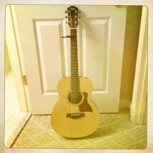 It's a baby girl! My new GS Mini from Taylor Guitars. 