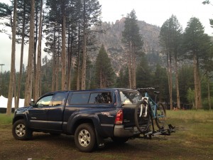 Running strong... the rig pre load-in for my gig at Squaw Valley, CA. What a view...