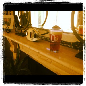 A frosty, cold one, courtesy of my buddy (and a terrific singer/songwriter), Dan Littlefield.