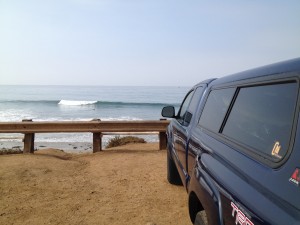 One of the many small, but really shapely days on the southern Cali coast. You get points if you can name this spot.