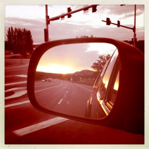 Pulling into Durango, CO at sunset. Just beautiful...