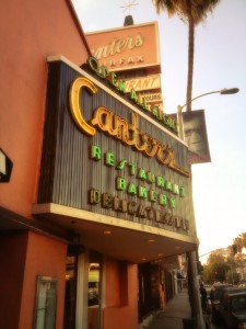 My Los Angeles ritual... Note to self: do NOT eat Canter's BEFORE a performance due to possible food coma!