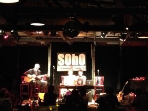 Will Champlin (on keys) closing out the night at SOhO in Santa Barbara, CA after my set on Tuesday, June 11th. Amazing...